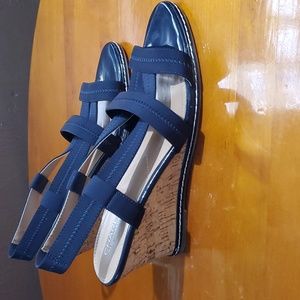 Charles by Charles David Wedge Strap Open Toe Sandals Size  10